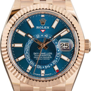 Rolex Sky-Dweller Ref 336935 Blue Green Dial